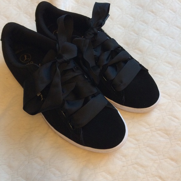 puma suede ribbon